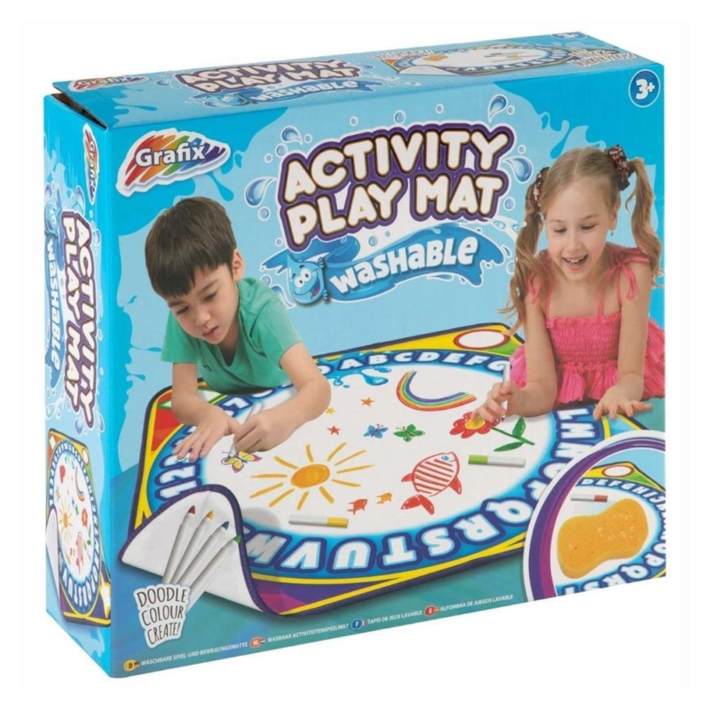 Grafix speelmat afwasbaar 47 x 47 cm
