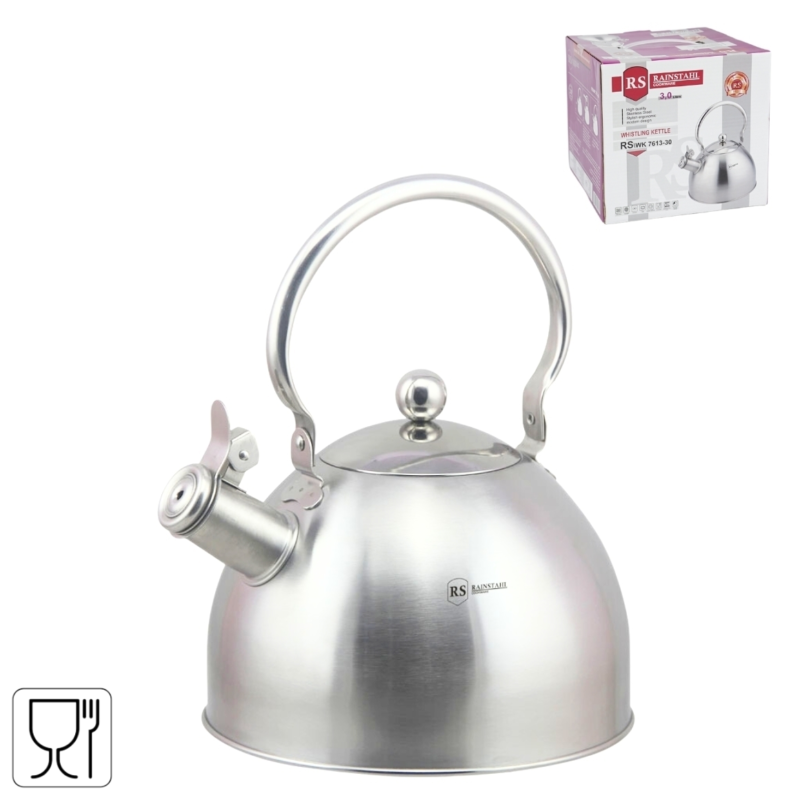 Rainstahl RSWK 7613-30 RVS fluitketel 3 liter