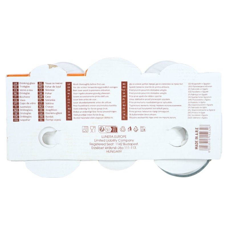 Homeware Trinkglas Dia 200 ml 6 Stück