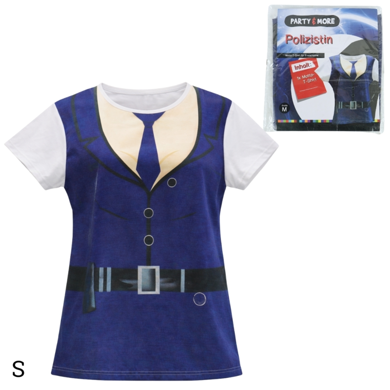 Party & More Kostüm T-Shirt Polizistin S
