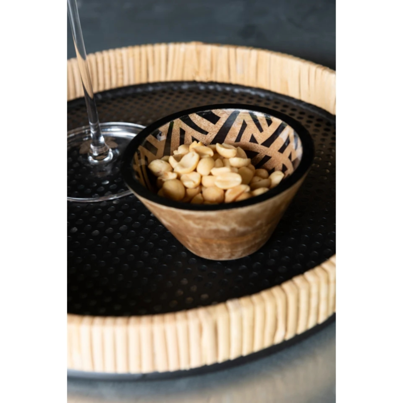 J-Line dienblad Rotan 50 cm set van 3