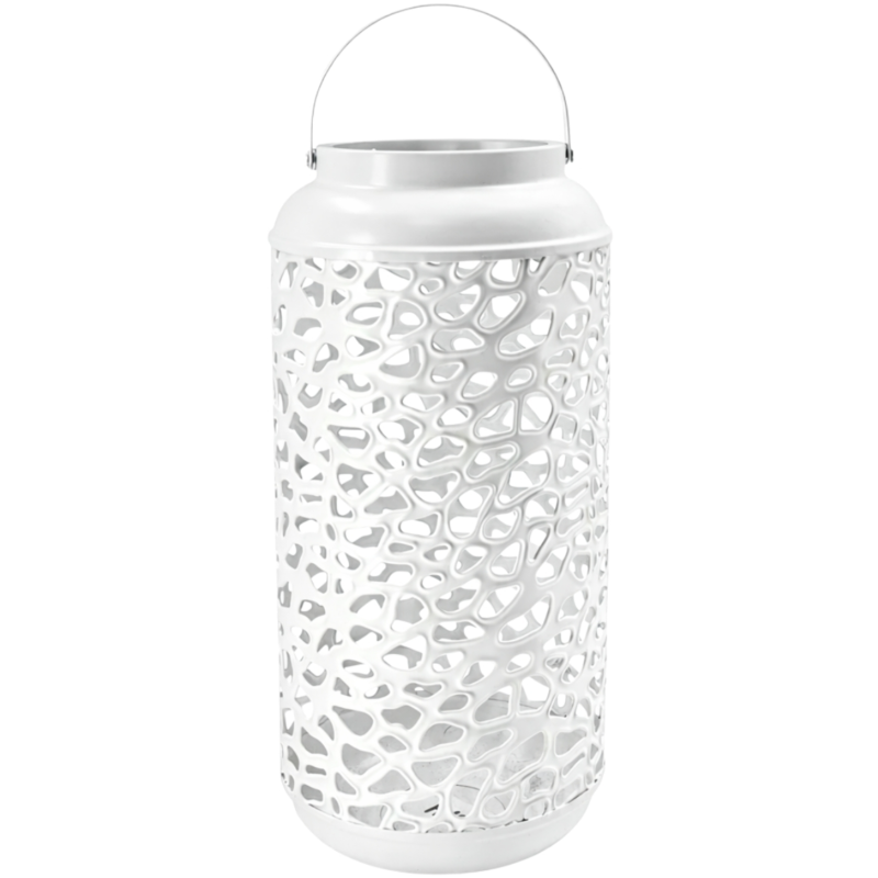 Noor Living windlicht wit 38 cm