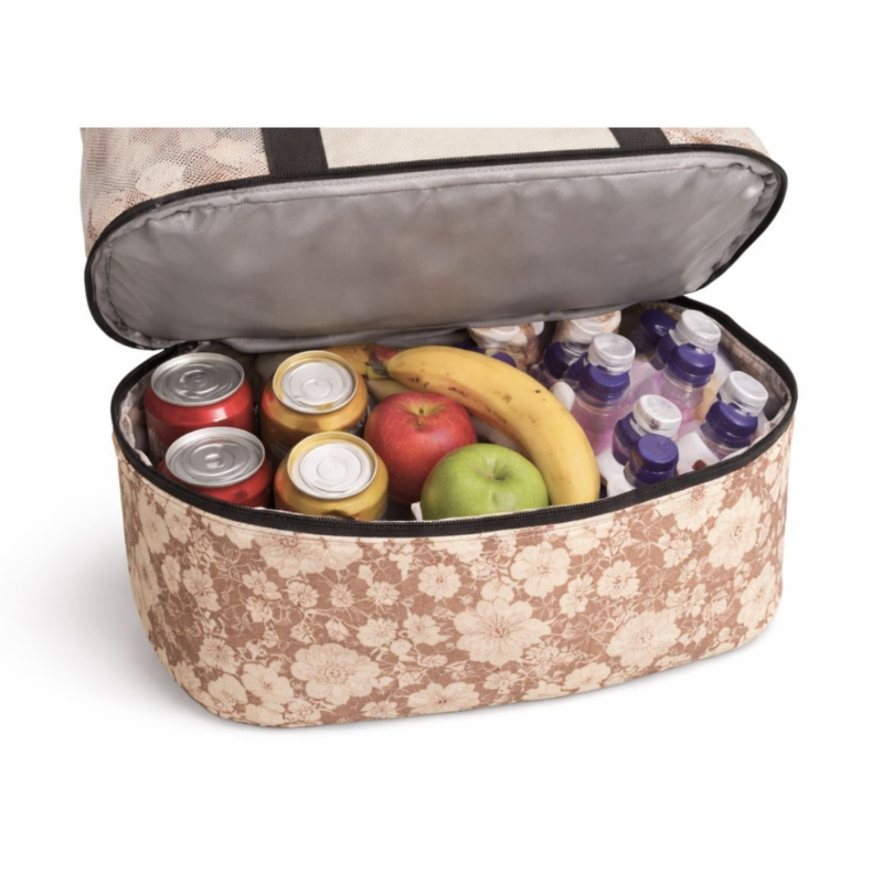 Strandtas met koelvak 39 cm 3 assorti