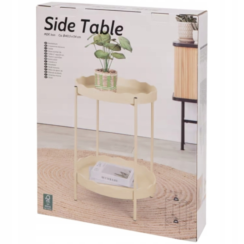 Beistelltisch 54 cm 2 sortiert