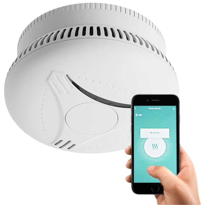 Calex Smart rookmelder wit 11 cm