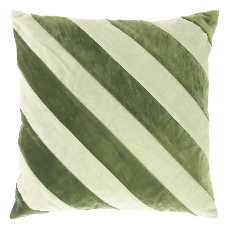 Unique Living kussen Zoya groen/donkergroen 45 x 45 cm