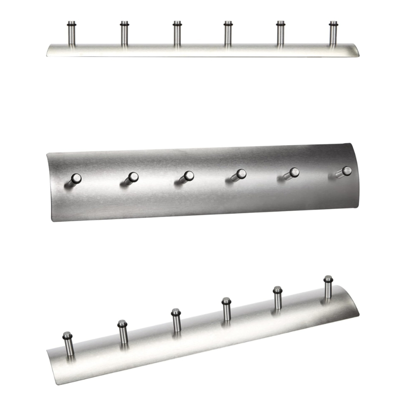 Kapstok sleutel ophanghaken rvs 34,5 cm