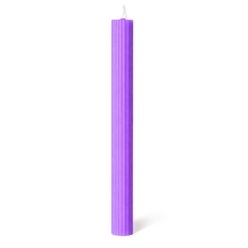 (R) Dinerkaars Ribbel lila 2,2 x 24 cm