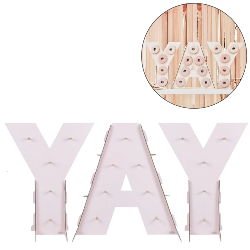 Ginger Ray Donut Wall YAY 41 cm