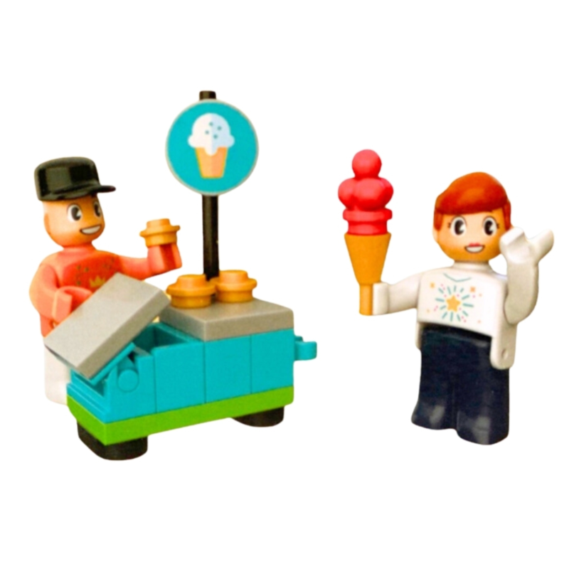 Kids Bricks bouwstenen Fun Park 130 delig 15 cm VE124