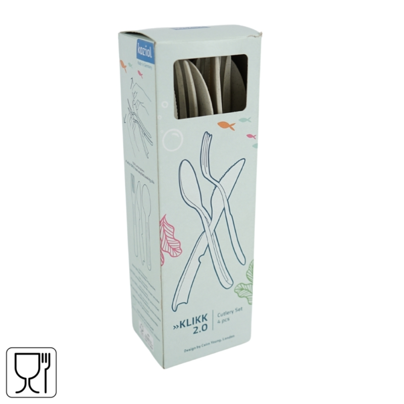 Koziol Klikk bestekset 22 cm 12 delig