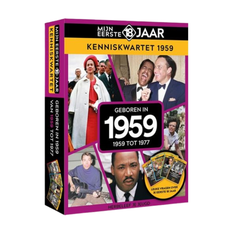 Mijn eerste 18 jaar kenniskwartet 1959 Belgie
