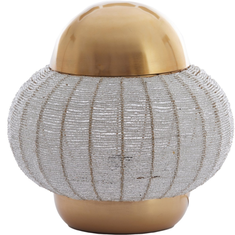 Light & Living tafellamp Cetara EU stekker zilverkleurig 33 cm