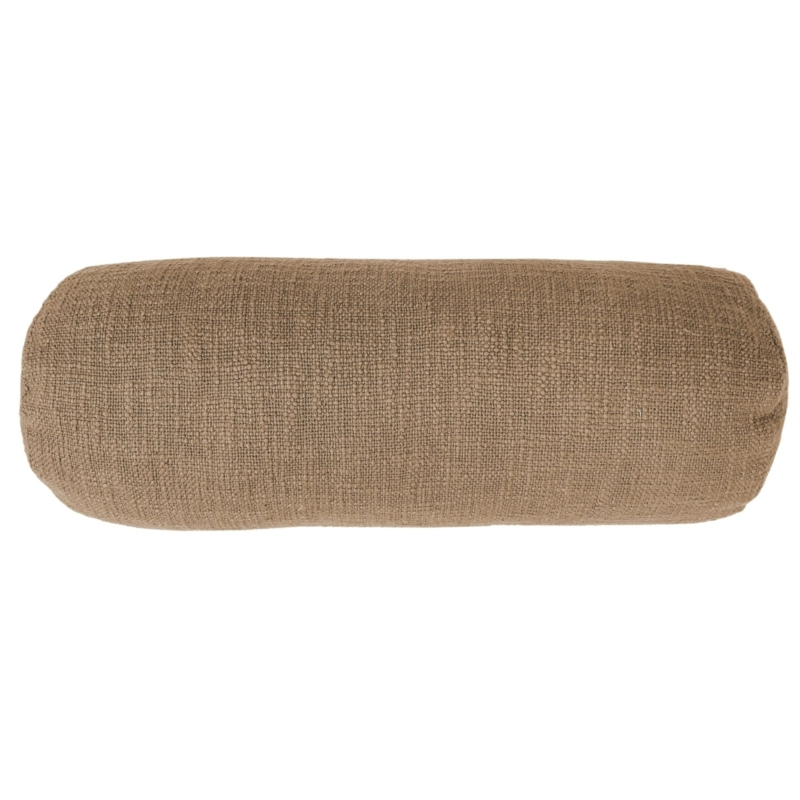 Tiseco bolster kussen Cotton Slub indian tan 15 x 45 cm