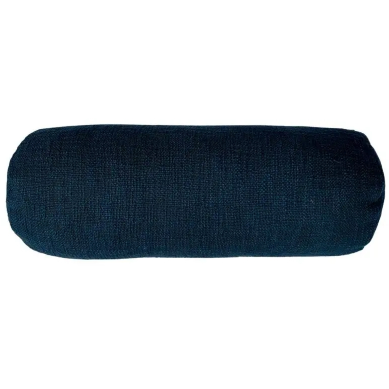 Tiseco bolster kussen Cotton Slub insigna blauw 15 x 45 cm