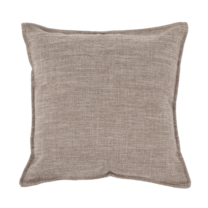 Tiseco kussen Astoria taupe 45 x 45 cm set van 2