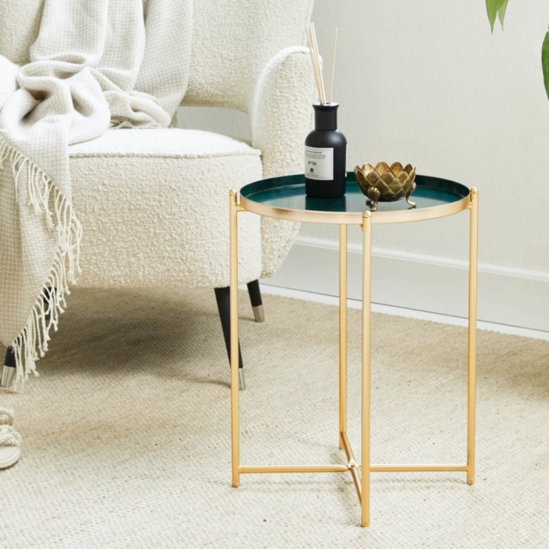 Lifa Living bijzettafel Ella groen 47,5 cm