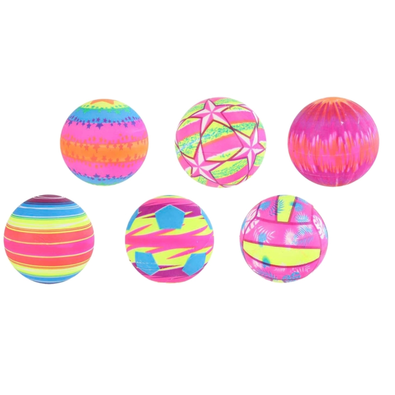 Gametime ballen in net 8 cm assorti set van 2