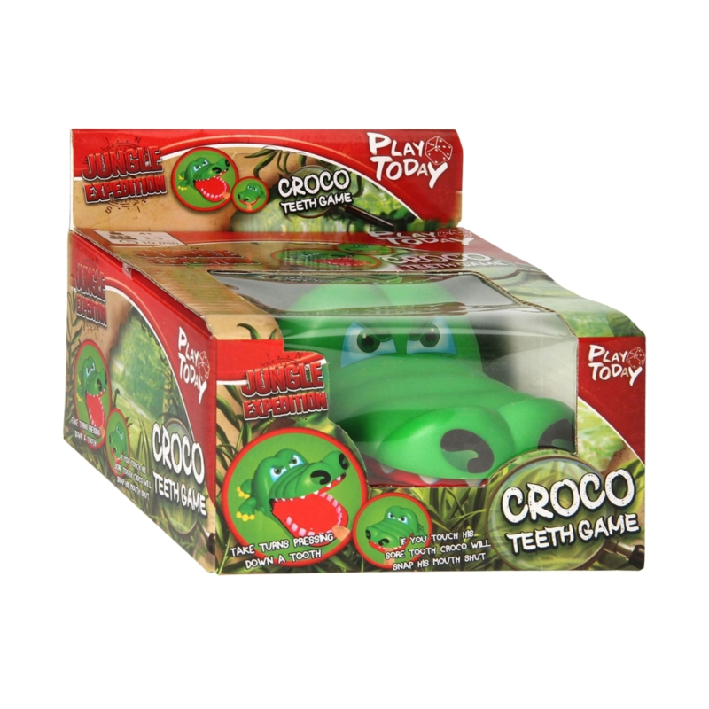 Jungle Expedition bijtende krokodil 16 cm