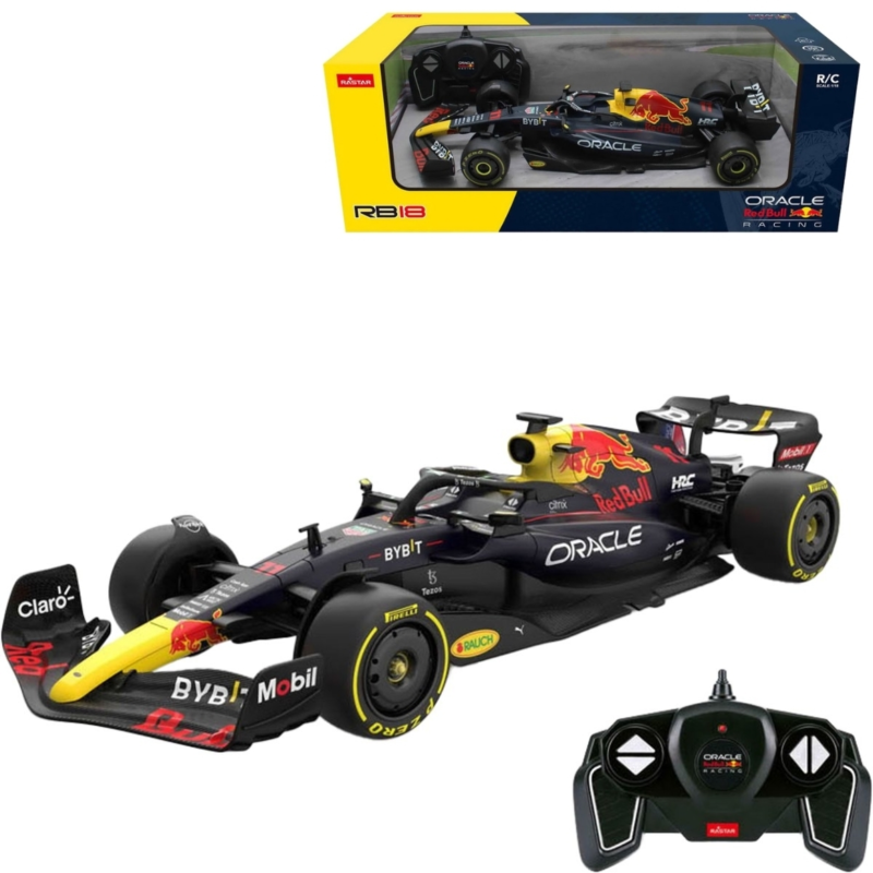 Rastar bestuurbare auto Formule 1 Max Verstappen Red Bull RB18