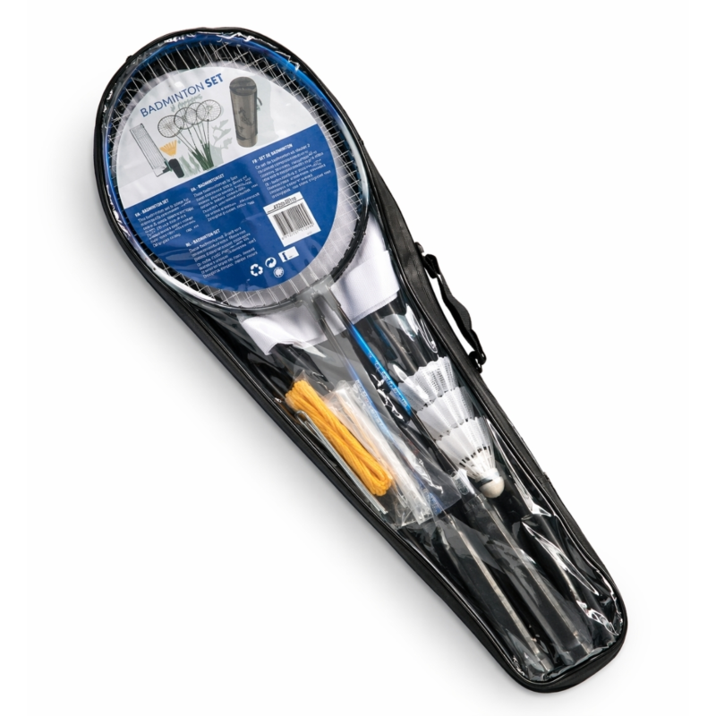 Complete badminton set met net