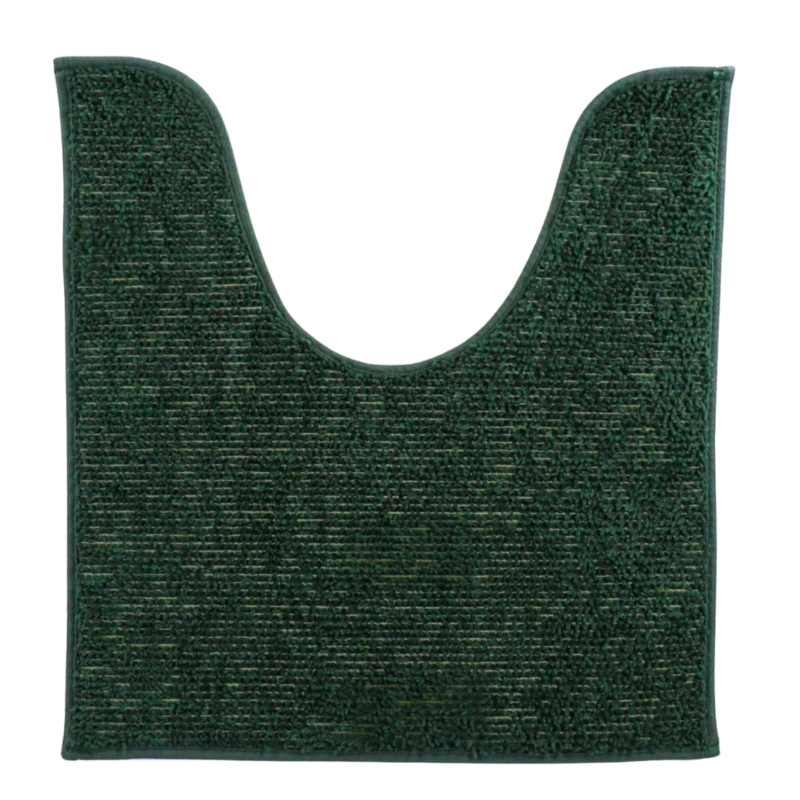 WC mat groen polyester 45 x 50 cm