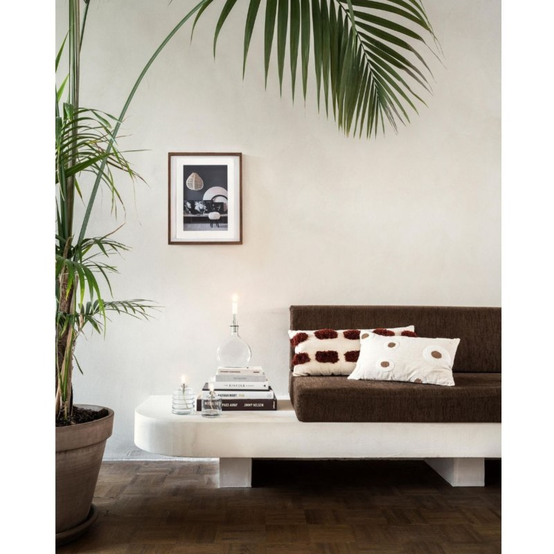 VTwonen kandelaar fles glas 27 cm