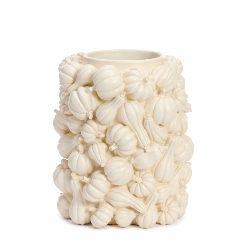 Light & Living vaas Pumpkin creme 33 cm