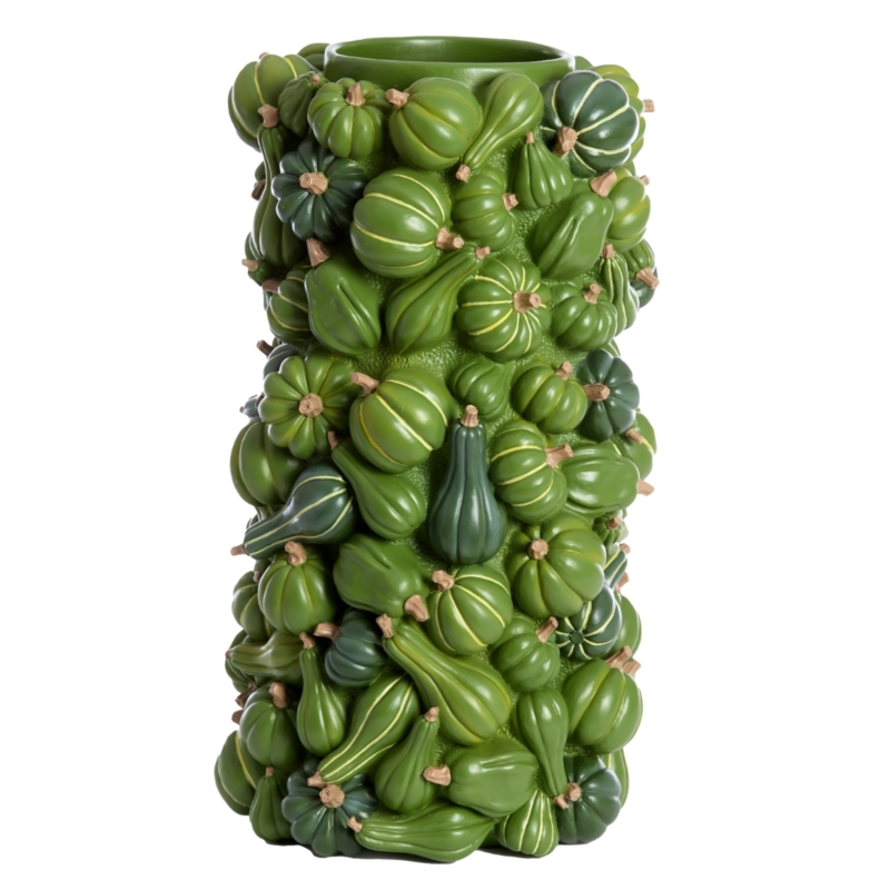 Light & Living vaas Pumpkin groen 49 cm