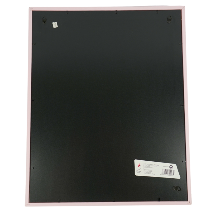 Fotolijst met passe-partout roze 30 x 40 cm