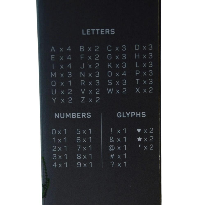 Gusta LED lightbox wit met 92 letters 50 cm