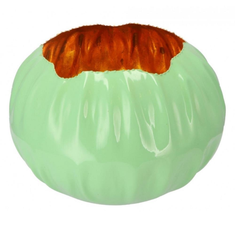 Pot Marrakech mintgroen koperkleurig 50 cm