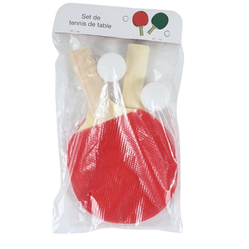 Tafeltennisset met balletjes 25,5 cm