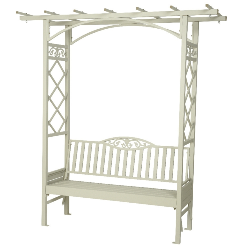 (R) Tuinbank Barolo aluminium beige 210 cm