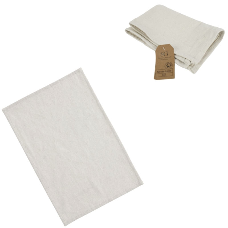 Platzdeckchen Baumwolle weiß? 45 x 30 cm