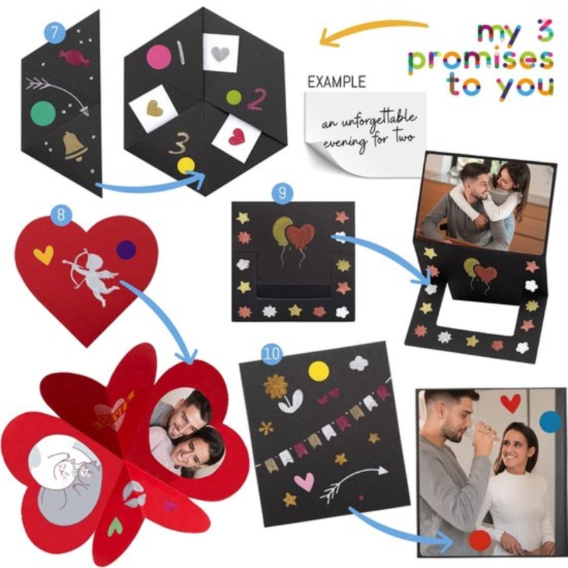 Intrend DIY explosie cadeaudoos 42,5 cm