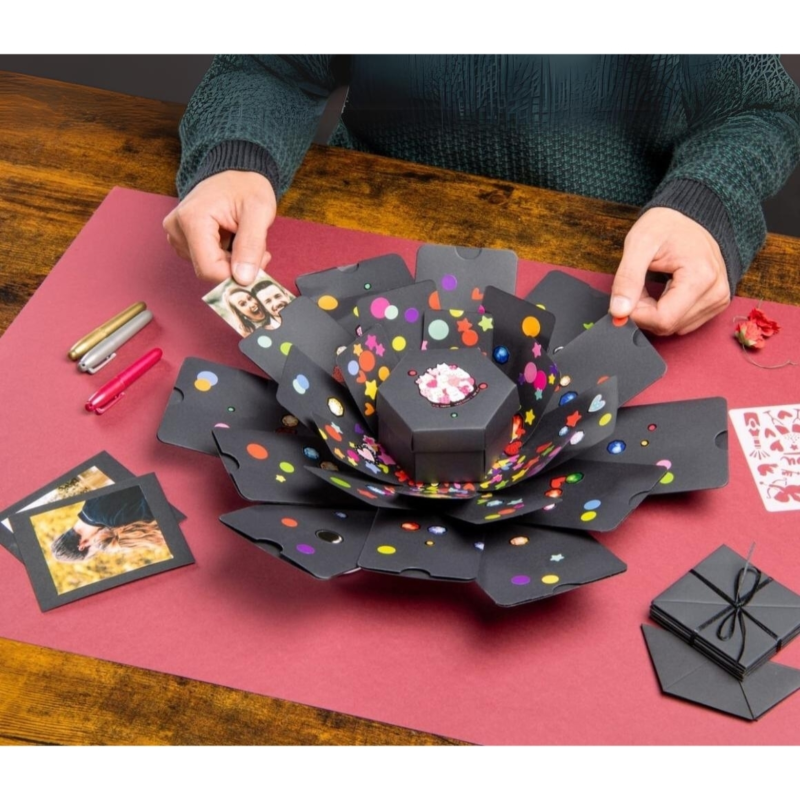 Intrend DIY explosie cadeaudoos 42,5 cm