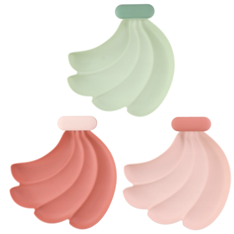 Fruitschaal banaan 27 cm 3 assorti