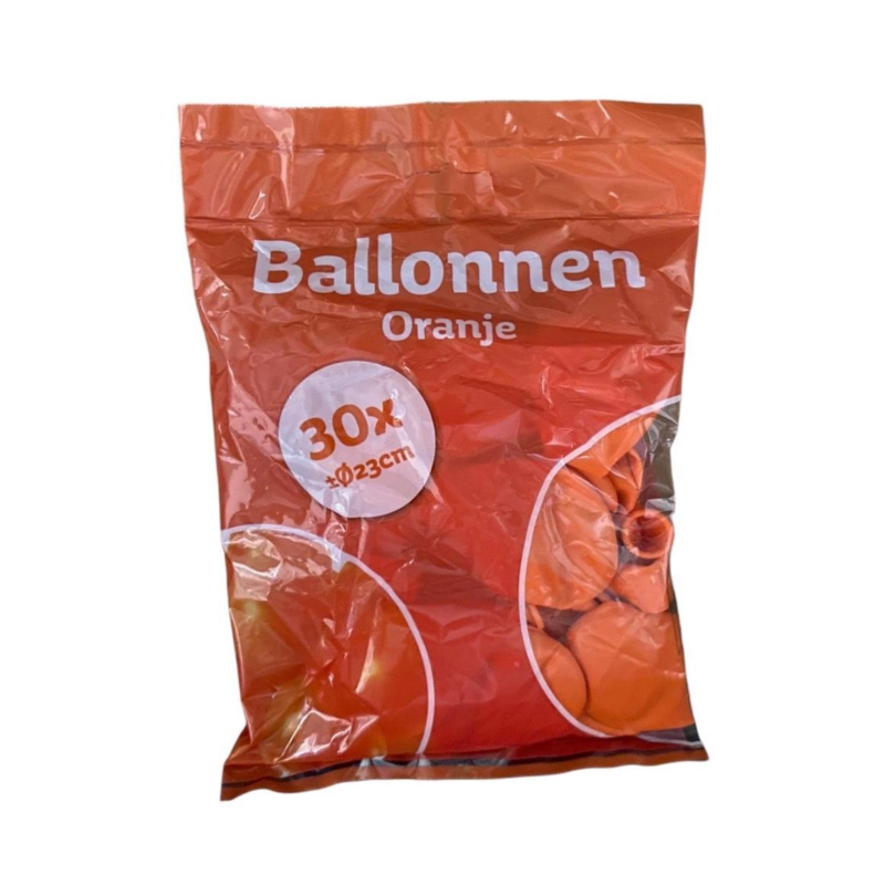 Orange Luftballons 23 cm 30 Stück