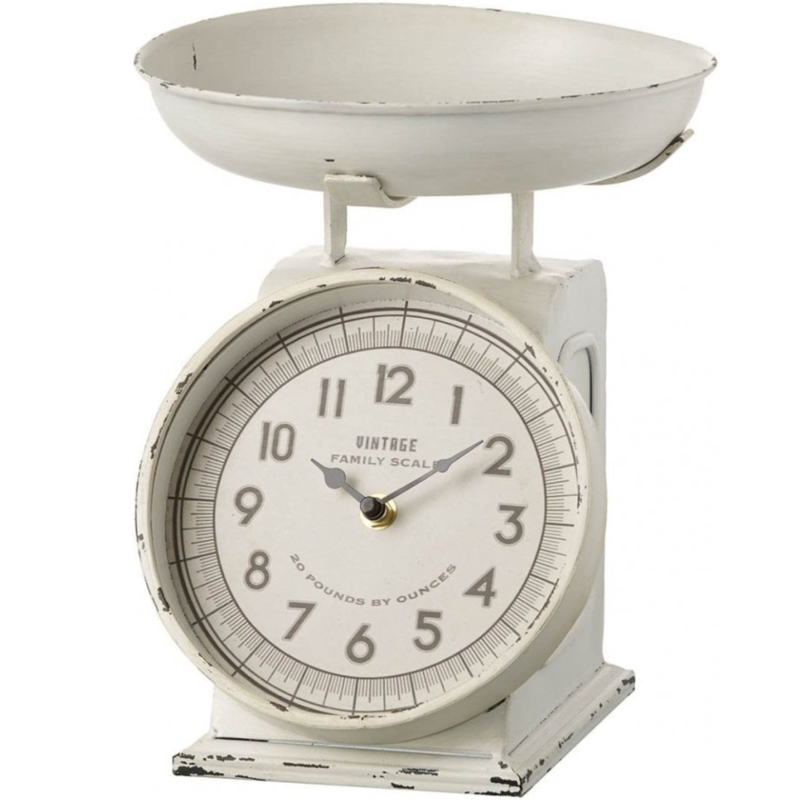 Parlane klok weegschaal op batterij 26 cm