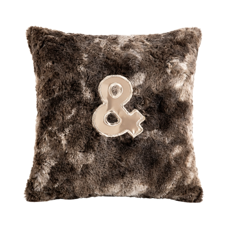 Ateliers du Linge kussen Chic & bruin 30 x 30 cm