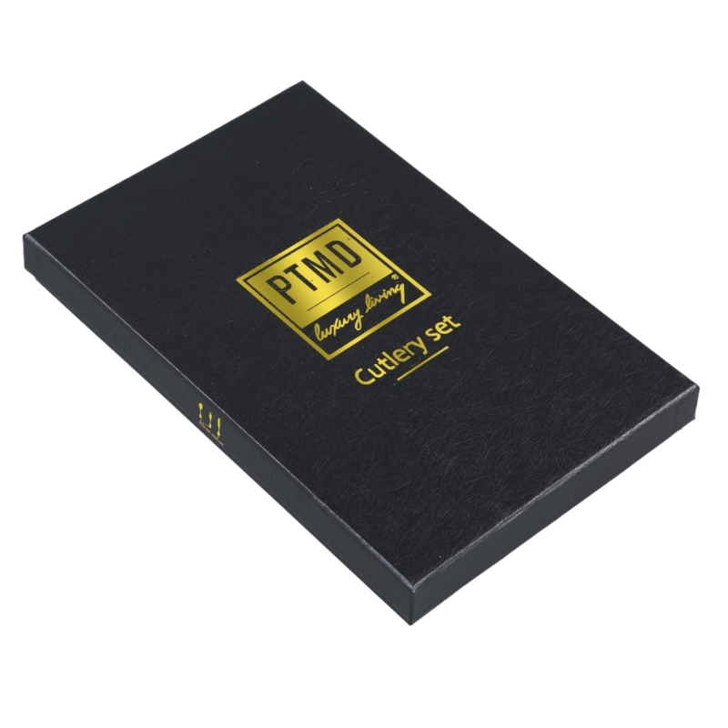PTMD Thrust kaasmessen in giftbox goudkleurig set van 3
