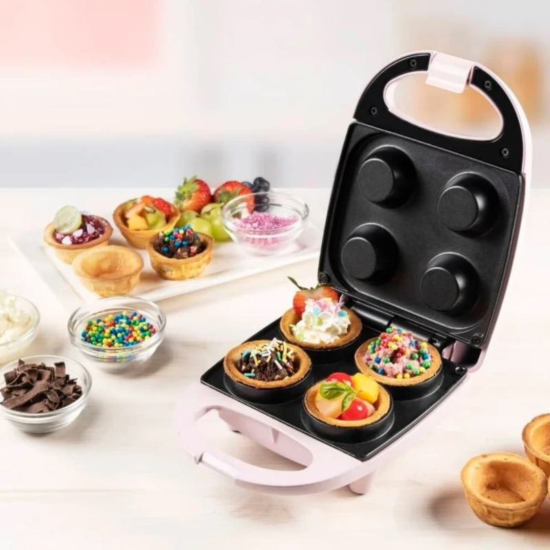 Bestron Sweet Dreams wafelcup maker EU-stekker roze 520 W