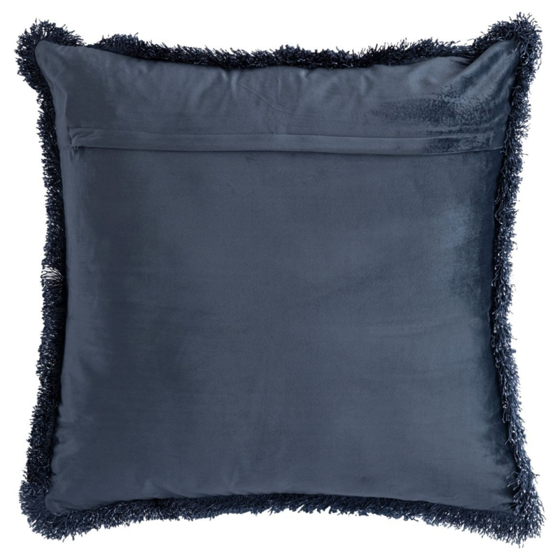 PTMD kussen Nous velvet blauw 60 x 60 cm