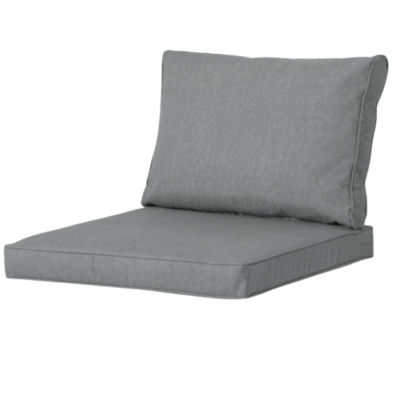 Madison loungekussen grijs 73 x 73 cm