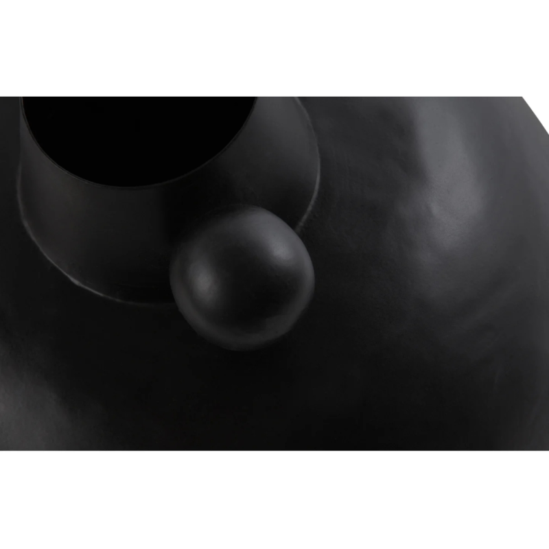 WOOOD vaas Kita zwart 22 cm