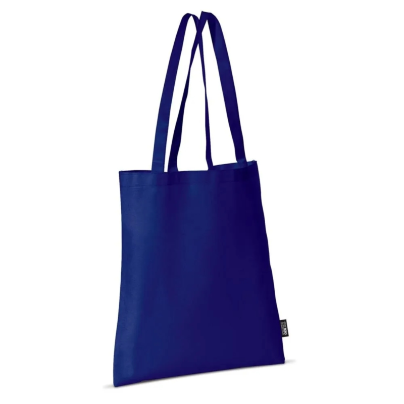 Schoudertas non woven donkerblauw 41 cm