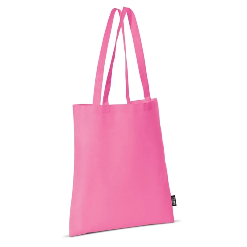Schoudertas non woven roze 41 cm