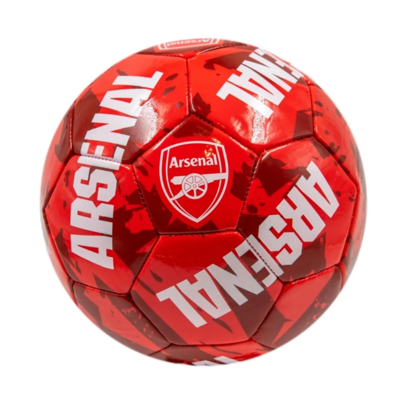 Voetbal Arsenal rood/wit maat 5