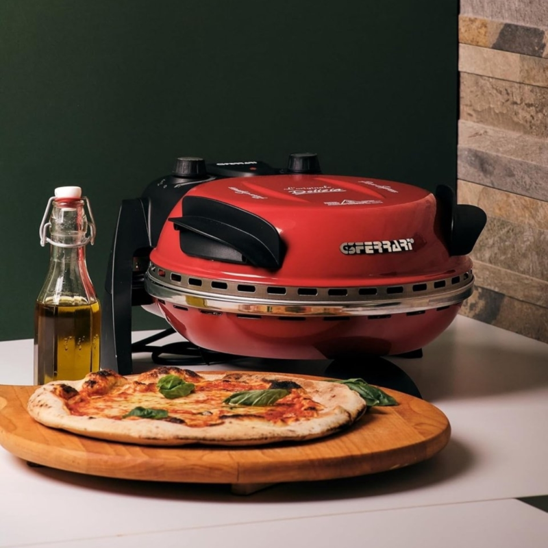 G3 Ferrari Delizia Rosso elektrische pizzaoven 1200W